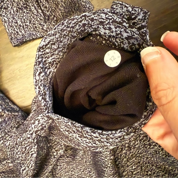 Lululemon Pick Up The Pace Running Luon Spray Jacquard Blue Denim Black - Picture 5 of 6